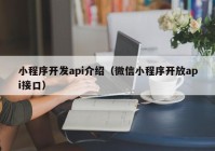 小程序开发api介绍（微信小程序开放api接口）