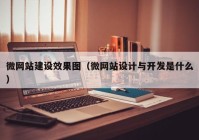微网站建设效果图（微网站设计与开发是什么）